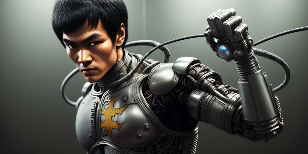 Bruce Lee cyborg